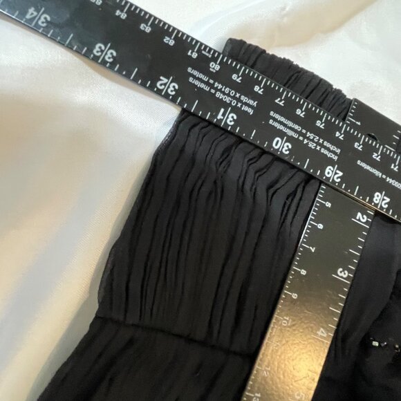 Adrianna Papell Black Beaded Halter Dress Size 12 Tags attached - Picture 8 of 15